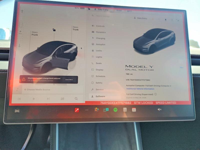 Aukcja sprzedaży 2026 Tesla Model Y, vin: 7SAYGDEE4TF571882, numer aukcji: 48978836