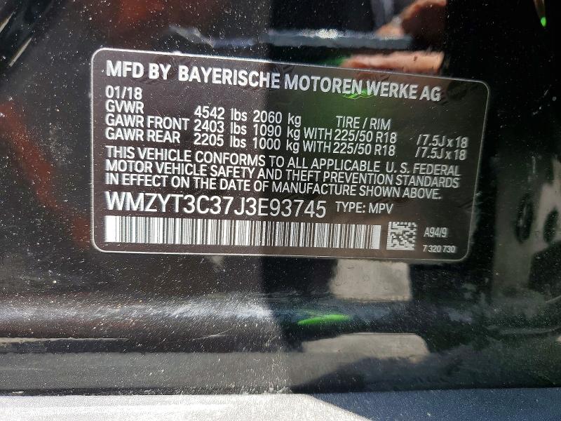 Продаж на аукціоні авто 2018 Mini Cooper, vin: WMZYT3C37J3E93745, номер лоту: 50874276