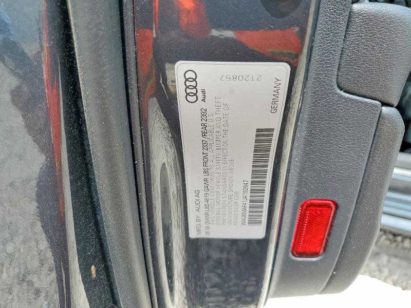 Aukcja sprzedaży 2018 Audi A4, vin: WAUKMAF41JA192647, numer aukcji: 48593026