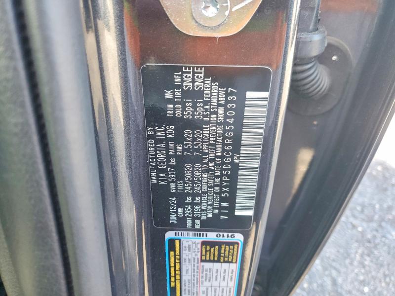 Aukcja sprzedaży 2024 Kia Telluride, vin: 5XYP5DGC6RG540337, numer aukcji: 50683636