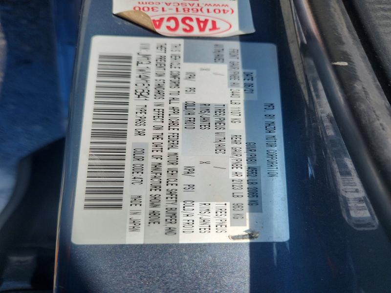 2021 Mazda 6 მანქანა იყიდება აუქციონზე, vin: JM1GL1WY4M1616941, აუქციონის ნომერი: 47993976
