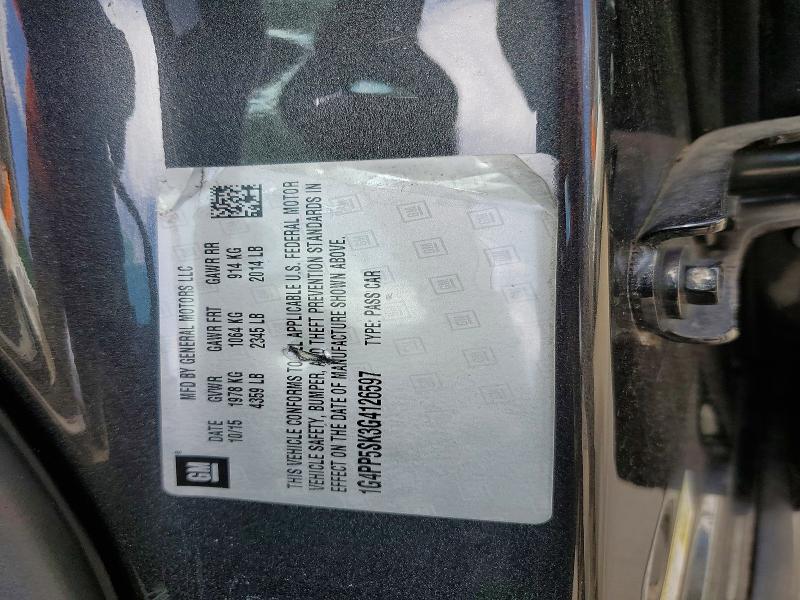 Продаж на аукціоні авто 2016 Buick Verano, vin: 1G4PP5SK3G4126597, номер лоту: 48247396