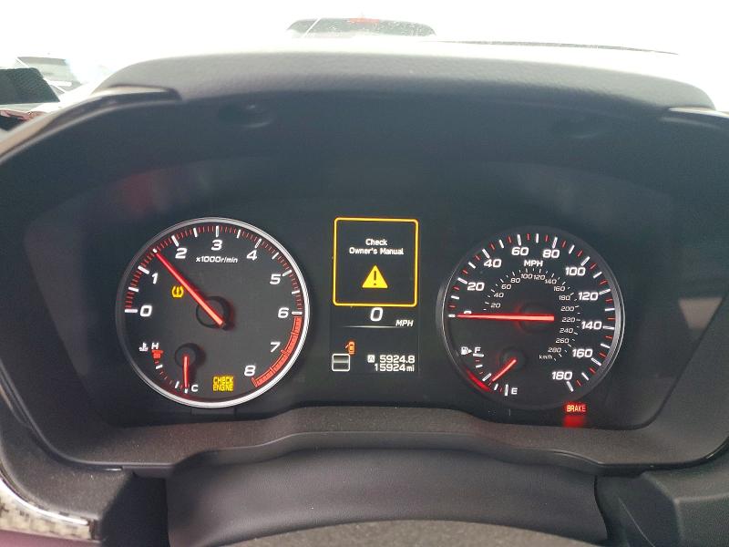 Aukcja sprzedaży 2022 Subaru Wrx, vin: JF1VBAF62N9029347, numer aukcji: 49619096