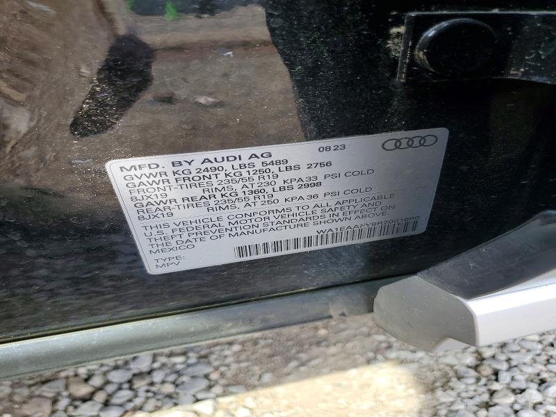 51249926 :رقم المزاد ، WA1EAAFY8R2001690 vin ، 2024 Audi Q5 مزاد بيع