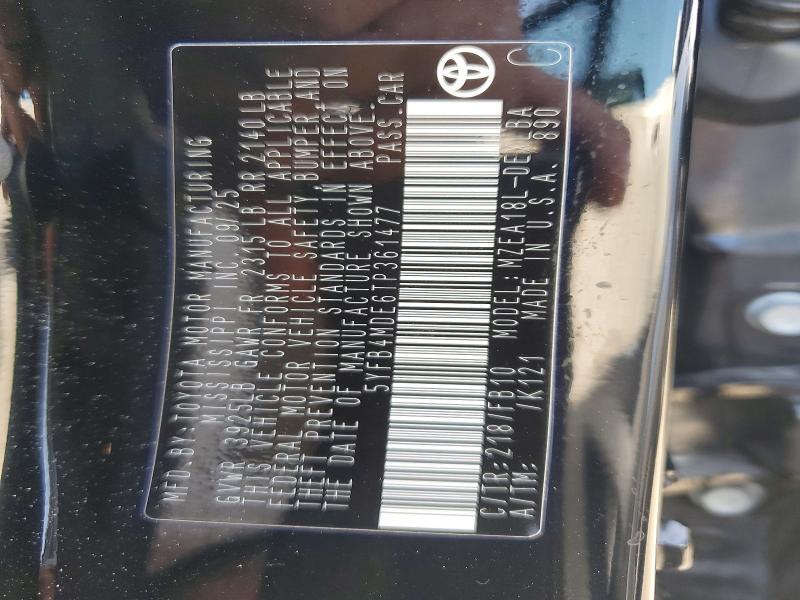 52096236 :رقم المزاد ، 5YFB4MDE6TP361477 vin ، 2026 Toyota Corolla مزاد بيع