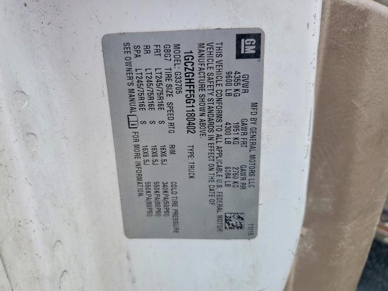 Продажа на аукционе авто 2016 Chevrolet Exp G3500, vin: 1GCZGHFF5G1180402, номер лота: 50446996
