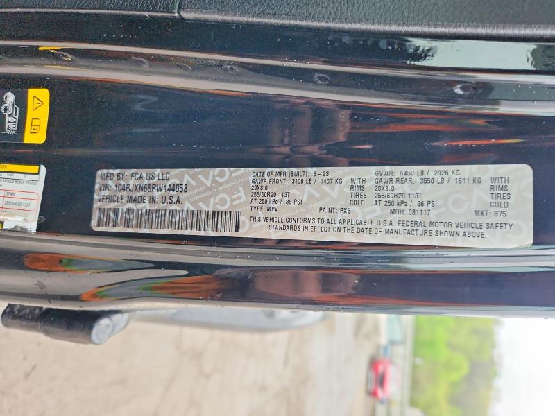 Продажа на аукционе авто 2024 Jeep Wrangler, vin: 1C4RJXN68RW144058, номер лота: 50907586