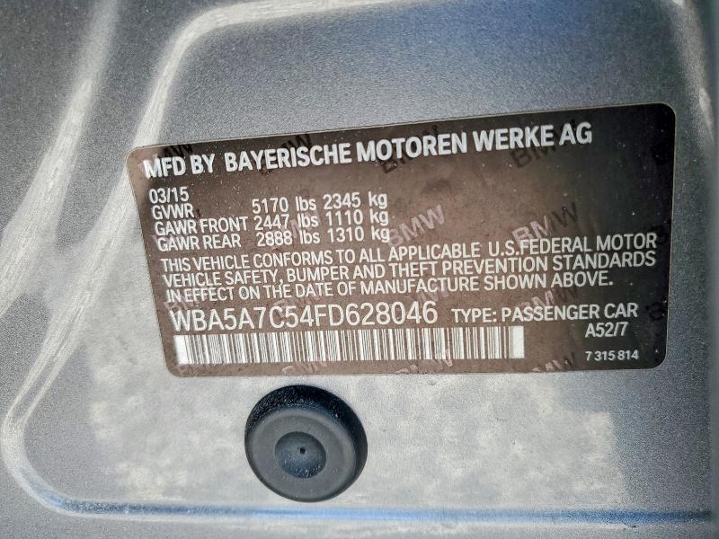 Aukcja sprzedaży 2015 Bmw 528, vin: WBA5A7C54FD628046, numer aukcji: 51057576