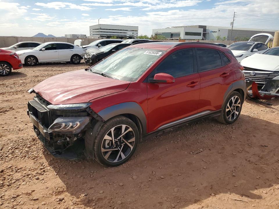 51628496 :رقم المزاد ، KM8K53A30NU903488 vin ، 2022 Hyundai Kona مزاد بيع