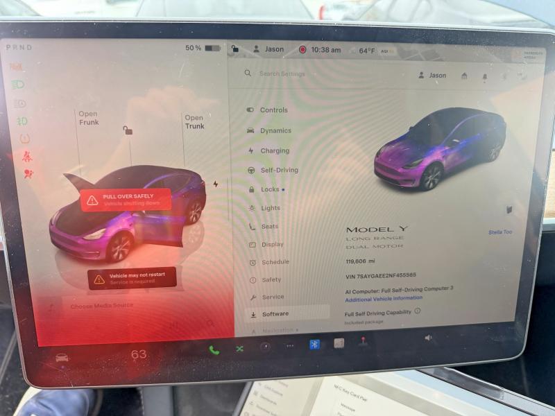 Aukcja sprzedaży 2022 Tesla Model Y, vin: 7SAYGAEE2NF455565, numer aukcji: 49804166