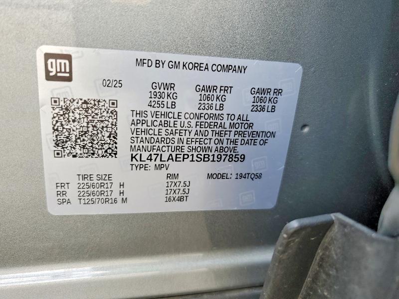 Продажа на аукционе авто 2025 Buick Envista, vin: KL47LAEP1SB197859, номер лота: 48861966