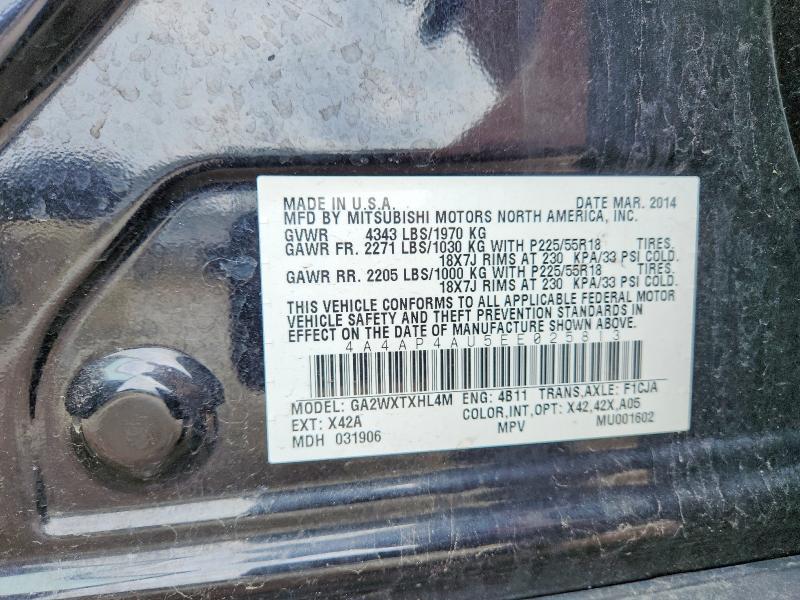 Aukcja sprzedaży 2014 Mitsubishi Outlander Sport, vin: 4A4AP4AU5EE025813, numer aukcji: 49670116