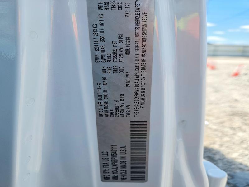 Auction sale of the 2023 Jeep Wrangler, vin: 1C4JJXP66PW540111, lot number: 50046726
