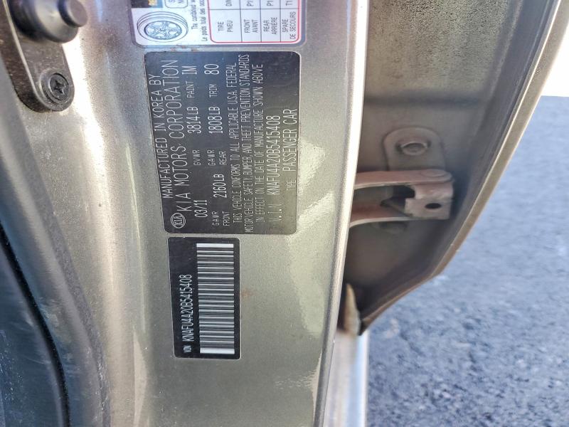 Aukcja sprzedaży 2011 Kia Forte, vin: KNAFU4A20B5415408, numer aukcji: 48924886