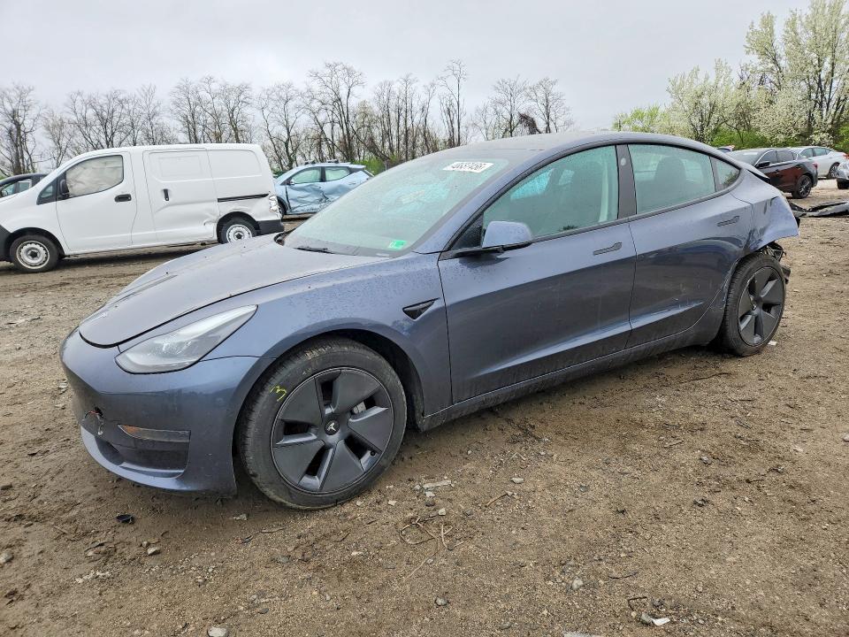 48637456 :رقم المزاد ، 5YJ3E1EA5MF100169 vin ، 2021 Tesla Model 3 مزاد بيع