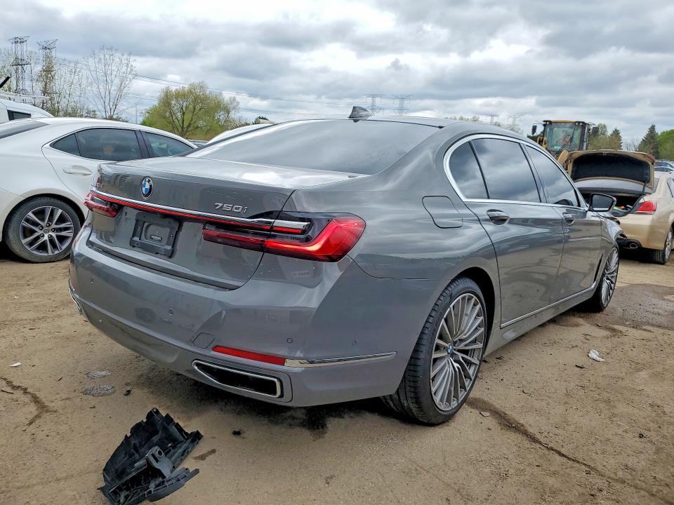 2020 Bmw 750 მანქანა იყიდება აუქციონზე, vin: WBA7U2C0XLGJ59515, აუქციონის ნომერი: 50468046