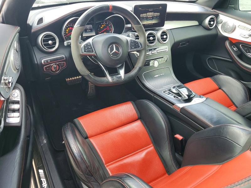 50314406 :رقم المزاد ، WDDWK8HB7HF477094 vin ، 2017 Mercedes-benz C مزاد بيع