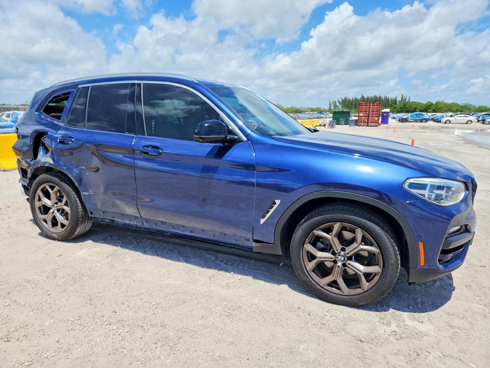 2021 Bmw X3 მანქანა იყიდება აუქციონზე, vin: 5UXTY5C03M9H92484, აუქციონის ნომერი: 51244356