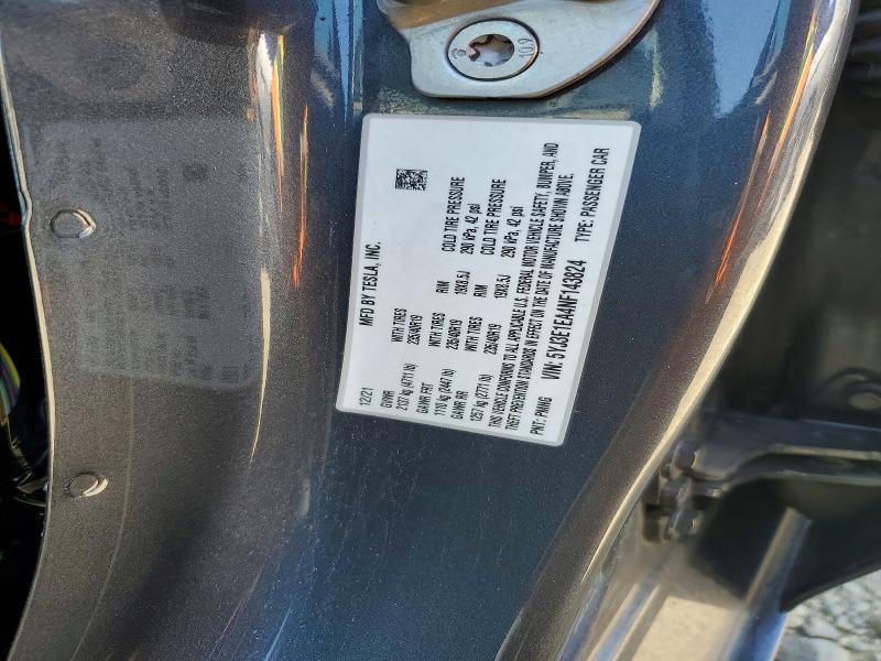 Продаж на аукціоні авто 2022 Tesla Model 3, vin: 5YJ3E1EA4NF143824, номер лоту: 50181086