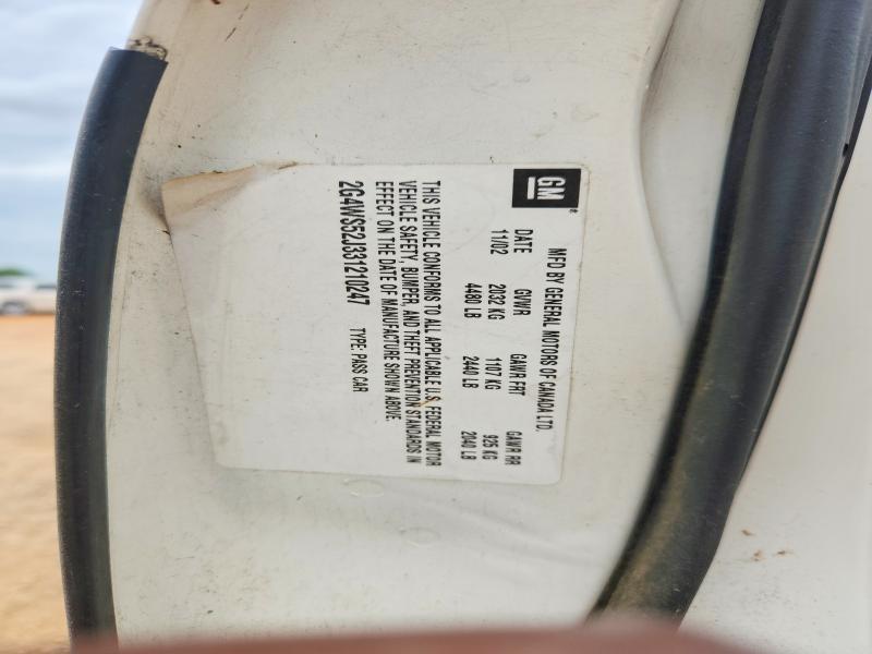 Aukcja sprzedaży 2003 Buick Century, vin: 2G4WS52J331210247, numer aukcji: 49655696