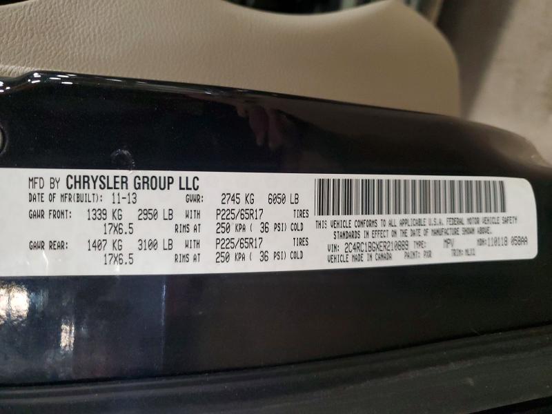 Продажа на аукционе авто 2014 Chrysler Town & Country, vin: 2C4RC1BGXER210889, номер лота: 48828846