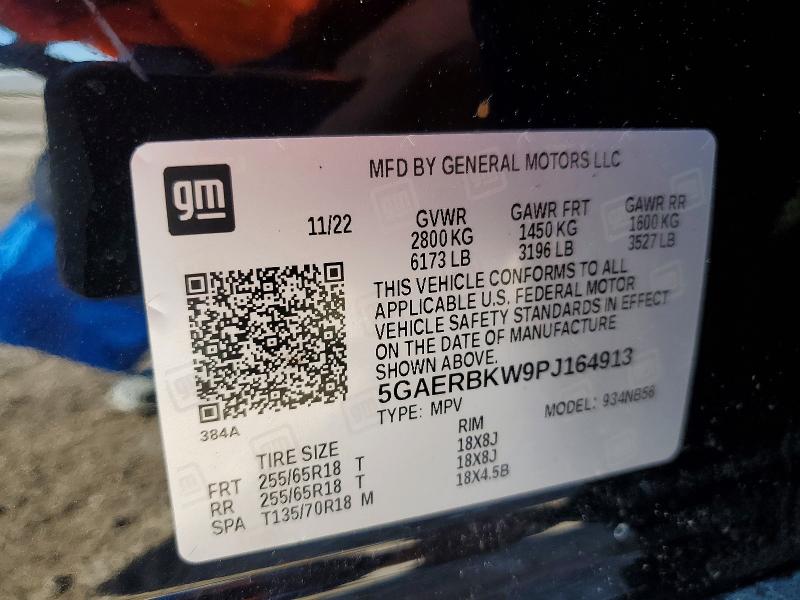 2023 Buick Enclave მანქანა იყიდება აუქციონზე, vin: 5GAERBKW9PJ164913, აუქციონის ნომერი: 51064526