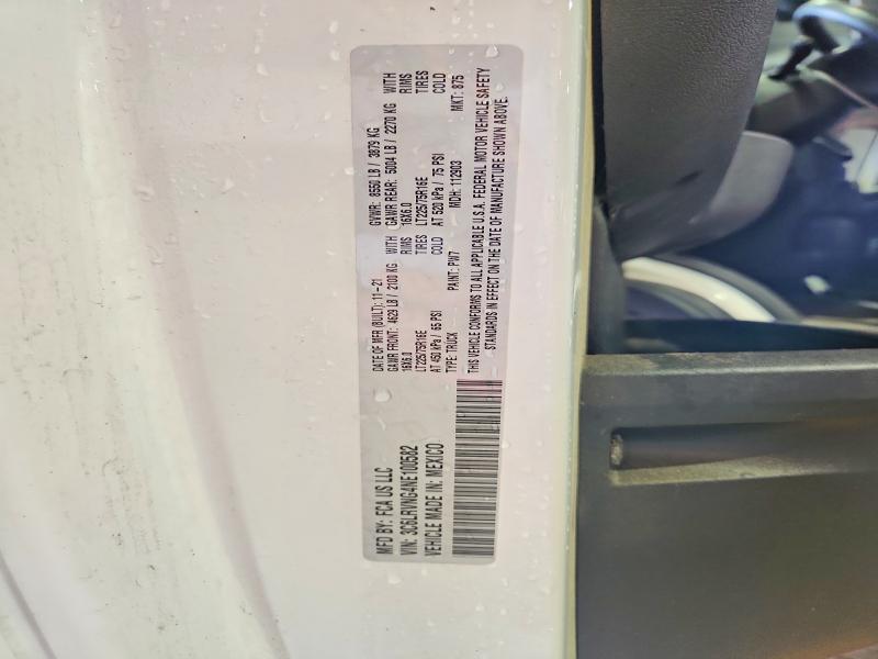 Aukcja sprzedaży 2022 Ram Promaster 1500, vin: 3C6LRVNG4NE100582, numer aukcji: 47966116