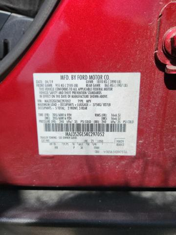 48153696 :رقم المزاد ، MAJ3S2GE5KC297052 vin ، 2019 Ford Ecosport مزاد بيع
