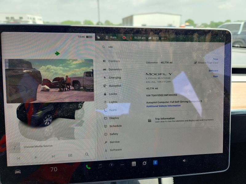 2022 Tesla Model Y მანქანა იყიდება აუქციონზე, vin: 7SAYGDEE3NF366265, აუქციონის ნომერი: 51026246