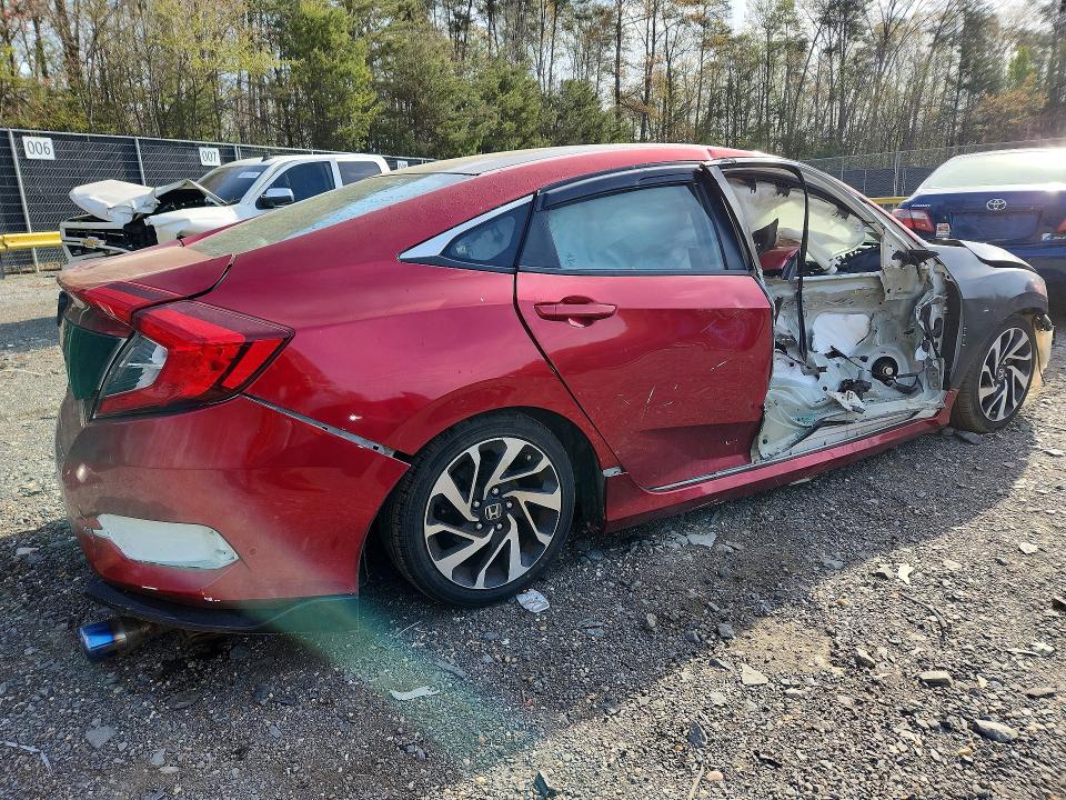2019 Honda Civic მანქანა იყიდება აუქციონზე, vin: 2HGFC2F60KH525813, აუქციონის ნომერი: 49129646