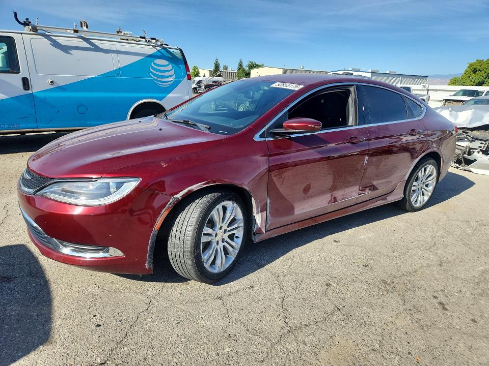 50855176 :رقم المزاد ، 1C3CCCAG9GN147307 vin ، 2016 Chrysler 200 مزاد بيع