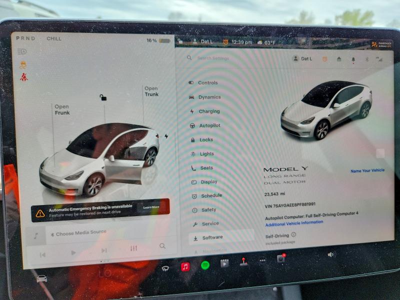 Продаж на аукціоні авто 2023 Tesla Model Y, vin: 7SAYGAEE8PF881991, номер лоту: 51303826