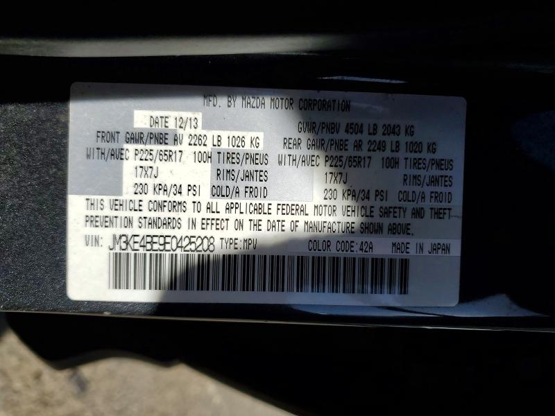 51565736 :رقم المزاد ، JM3KE4BE9E0425208 vin ، 2014 Mazda Cx-5 مزاد بيع