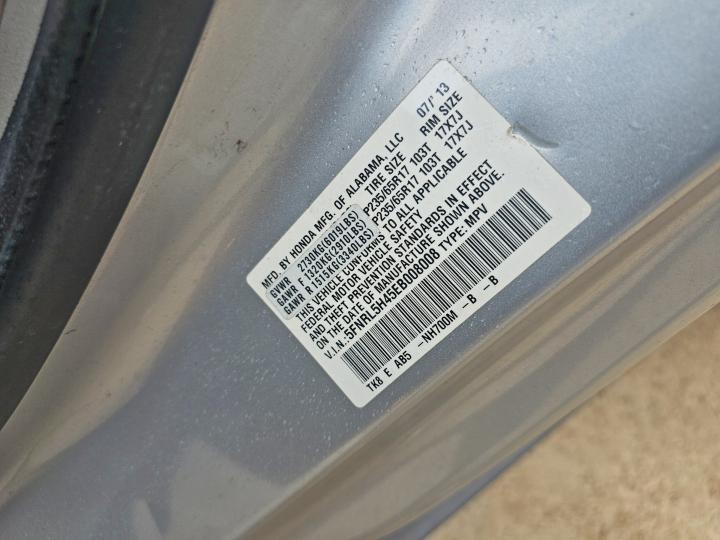 Продажа на аукционе авто 2014 Honda Odyssey, vin: 5FNRL5H45EB008008, номер лота: 52172586