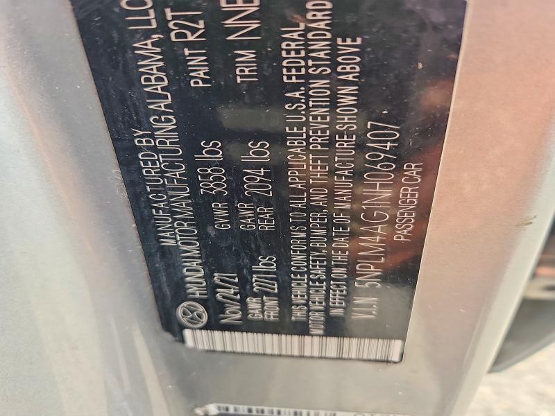 Продаж на аукціоні авто 2022 Hyundai Elantra, vin: 5NPLM4AG1NH069407, номер лоту: 51647386