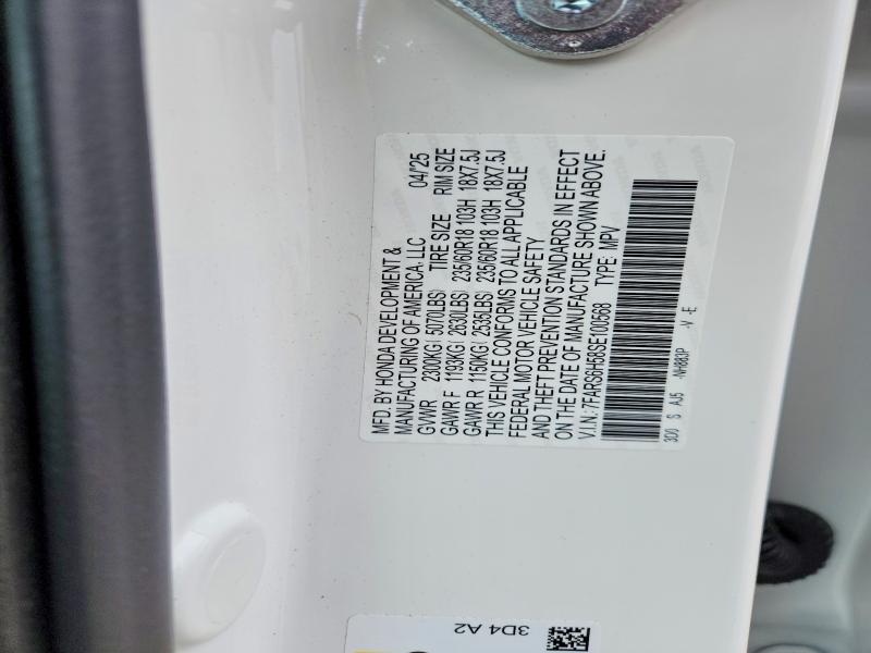 50488916 :رقم المزاد ، 7FARS6H58SE100568 vin ، 2025 Honda Cr-v مزاد بيع