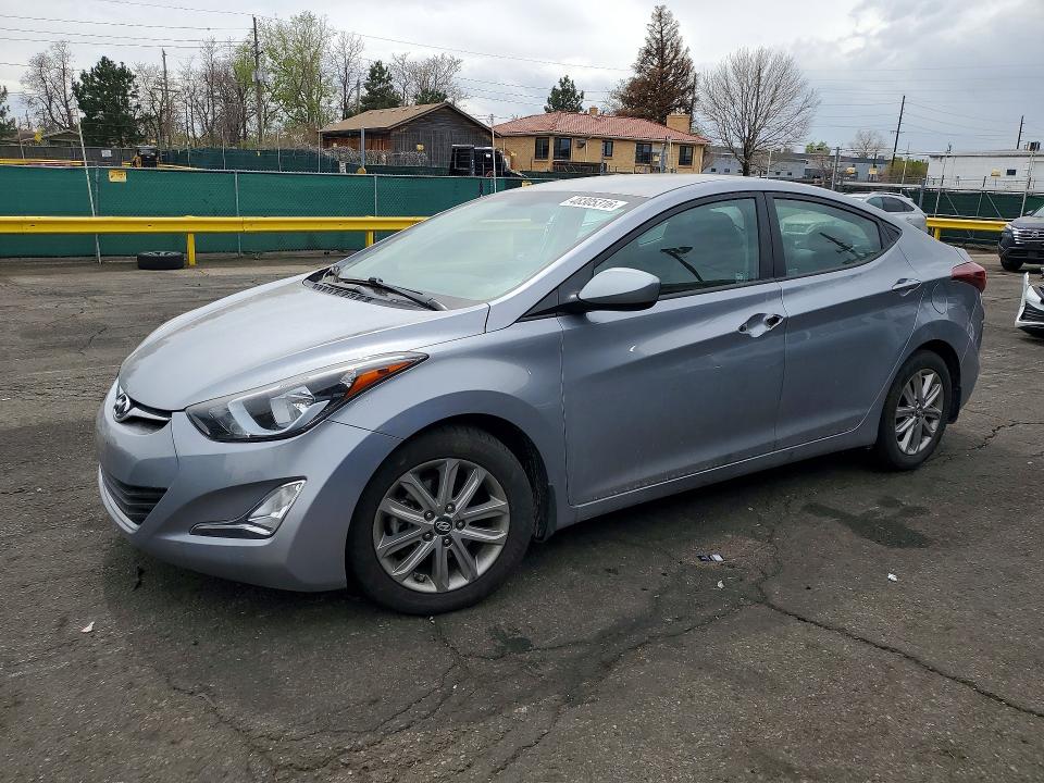 2016 Hyundai Elantra მანქანა იყიდება აუქციონზე, vin: 5NPDH4AE1GH758471, აუქციონის ნომერი: 48305316