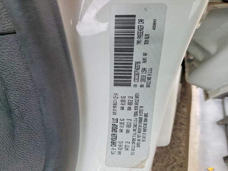 2015 Chrysler 200 მანქანა იყიდება აუქციონზე, vin: 1C3CCCBG7FN635796, აუქციონის ნომერი: 50618236