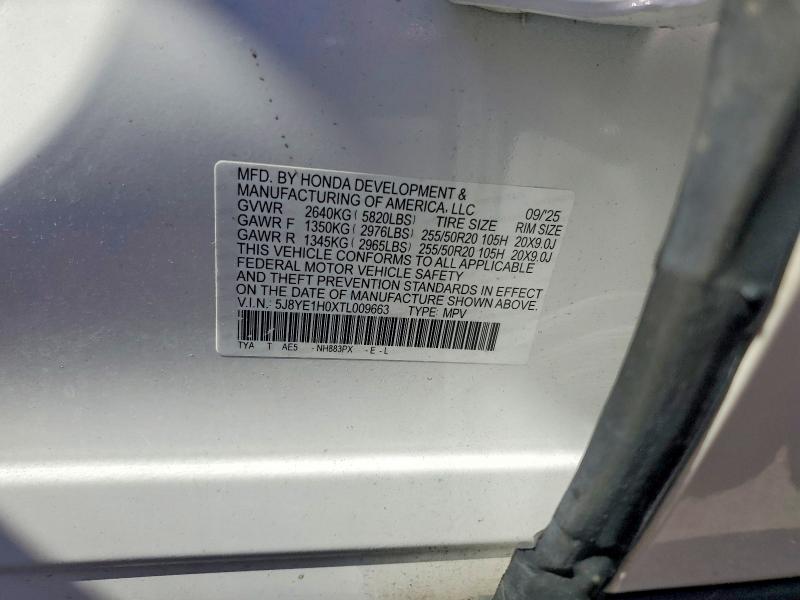 Продаж на аукціоні авто 2026 Acura Mdx, vin: 5J8YE1H0XTL009663, номер лоту: 48394746