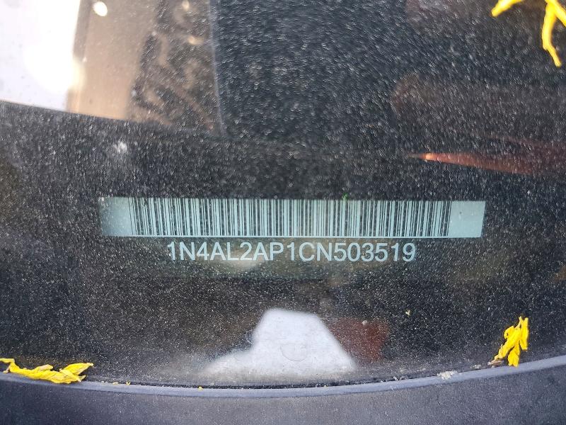 2012 Nissan Altima მანქანა იყიდება აუქციონზე, vin: 1N4AL2AP1CN503519, აუქციონის ნომერი: 48640246