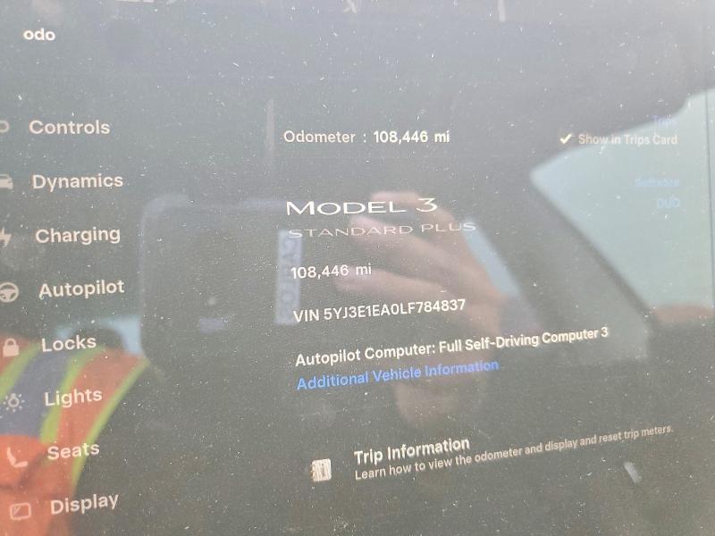 Aukcja sprzedaży 2020 Tesla Model 3, vin: 5YJ3E1EA0LF784837, numer aukcji: 48515686