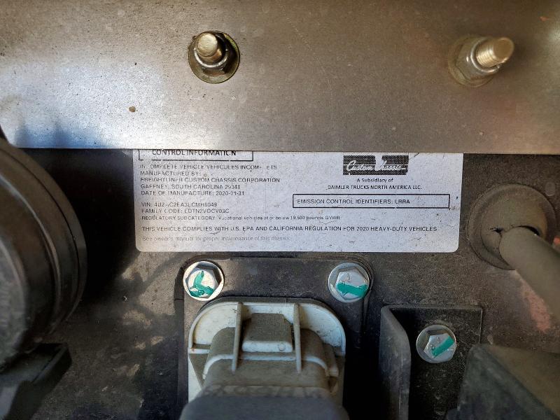 2020 Freightliner Mt45 Chassis მანქანა იყიდება აუქციონზე, vin: 4UZAC2EA3LCMH6049, აუქციონის ნომერი: 50575346