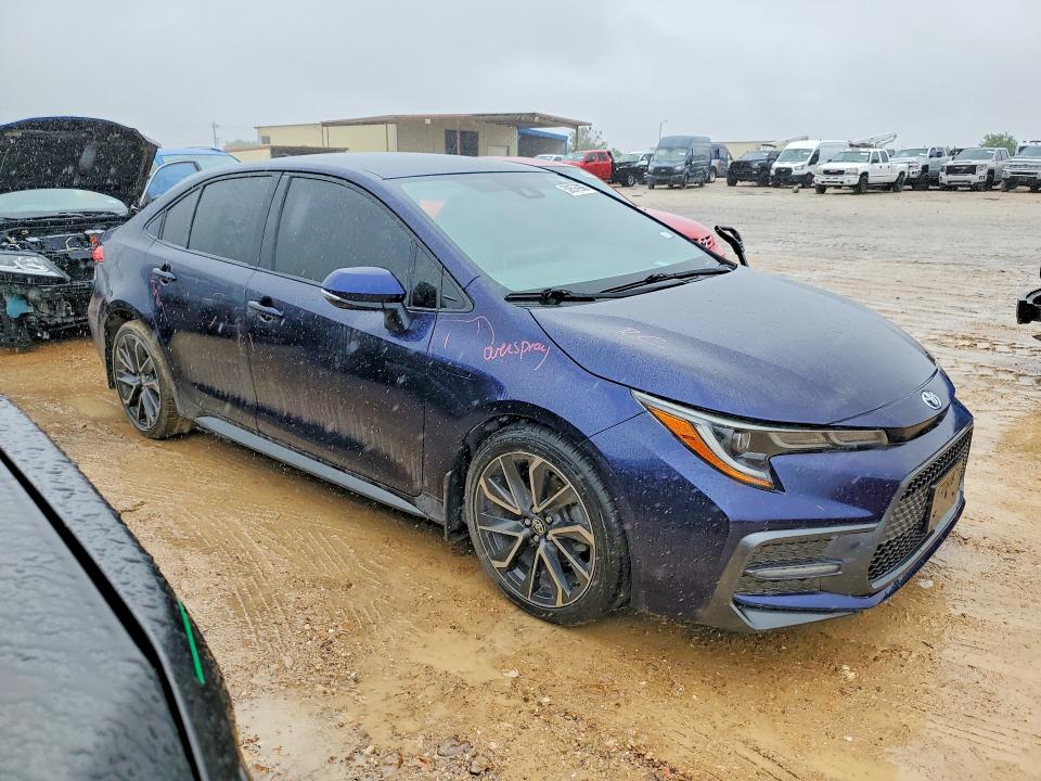 50676906 :رقم المزاد ، JTDS4RCE3LJ038166 vin ، 2020 Toyota Corolla مزاد بيع