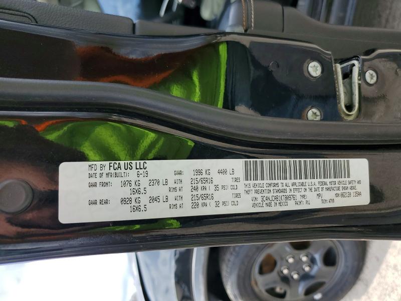 Aukcja sprzedaży 2019 Jeep Compass, vin: 3C4NJCAB1KT809761, numer aukcji: 48789176