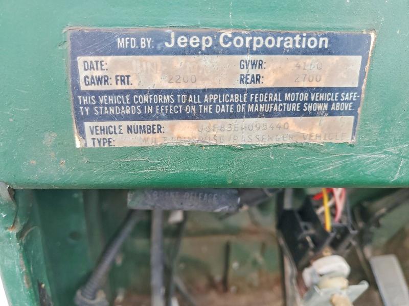 49643746 :رقم المزاد ، J6F83EH095440 vin ، 1976 Jeep Uk مزاد بيع