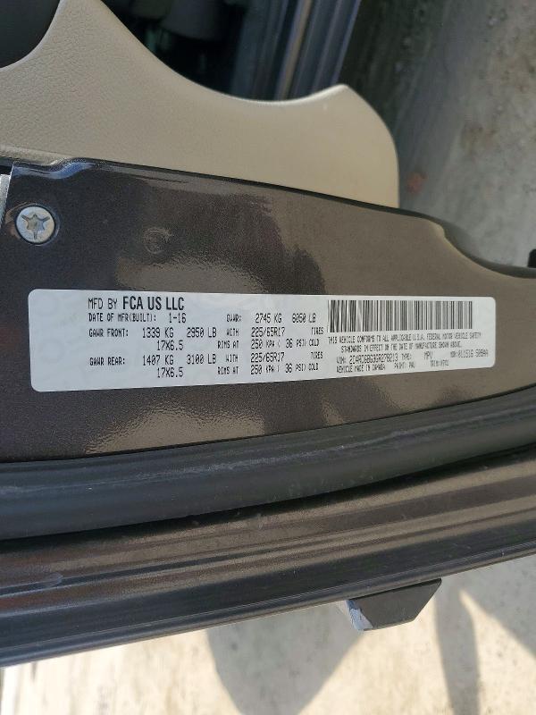 Aukcja sprzedaży 2016 Dodge Caravan, vin: 2C4RDGBG3GR278213, numer aukcji: 50860896