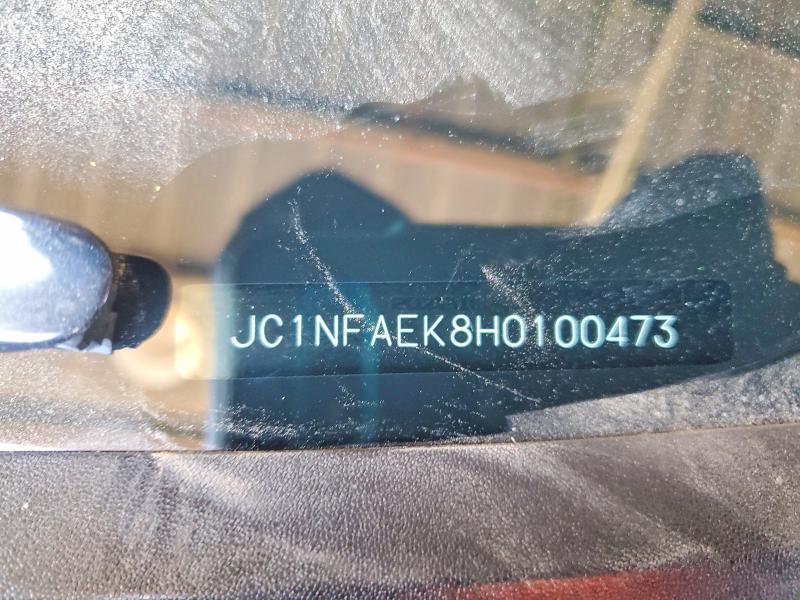 Aukcja sprzedaży 2017 Fiat 124 Spider, vin: JC1NFAEK8H0100473, numer aukcji: 50778376
