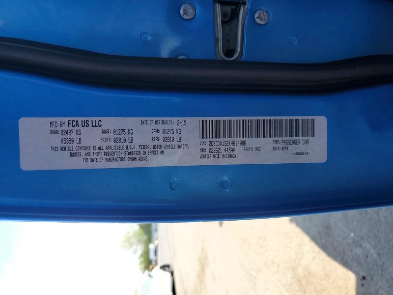 Продажа на аукционе авто 2019 Dodge Charger, vin: 2C3CDXJG2KH614086, номер лота: 49479176