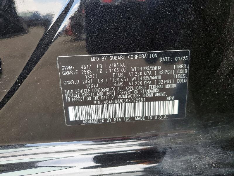 Aukcja sprzedaży 2025 Subaru Crosstrek, vin: 4S4GUHM63S3722981, numer aukcji: 51692366