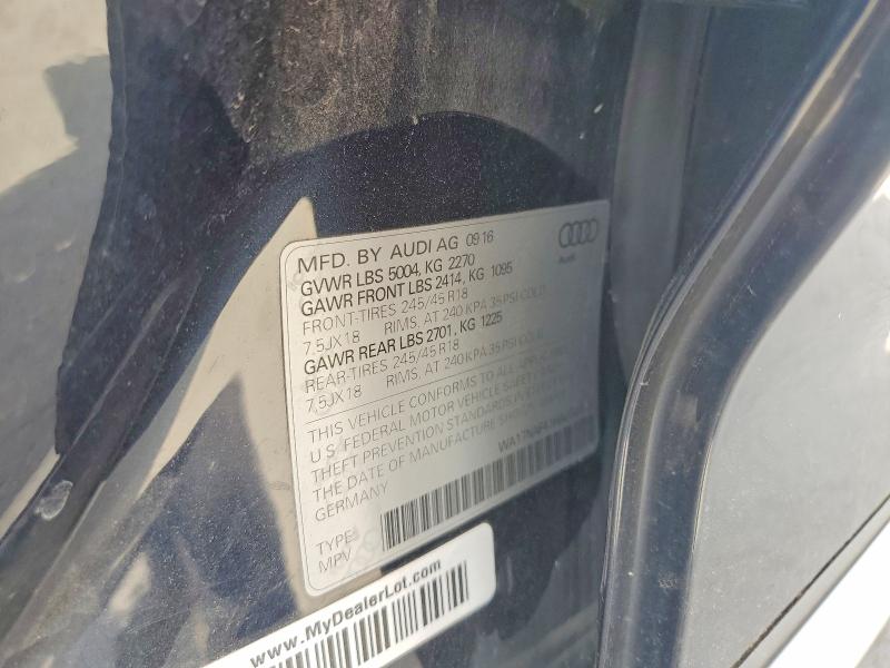 Продаж на аукціоні авто 2017 Audi A4 Allroad, vin: WA17NAF41HA070719, номер лоту: 47635466